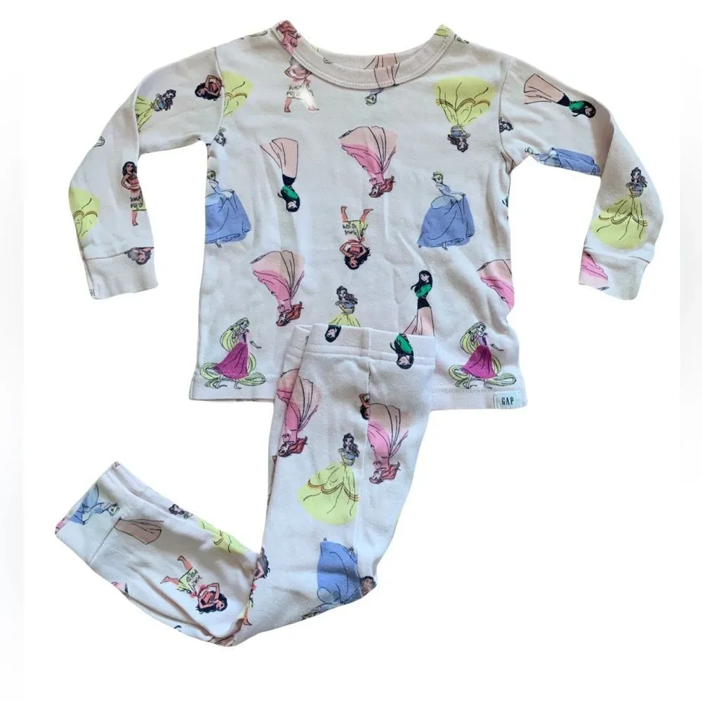 Disney Princesses and Minnie Mouse pajamas set of 2 size 2T